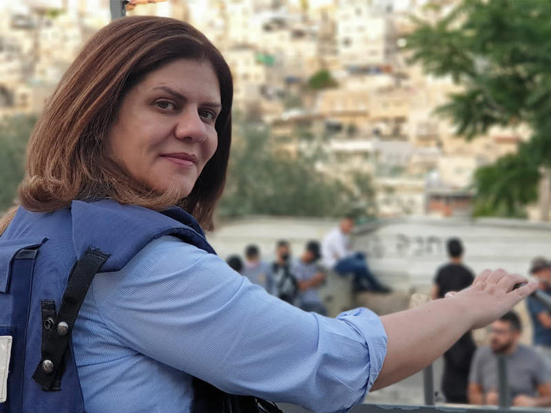 شهيدة حرية الكلمة الصحافية الفلسطينية شيرين أبوعاقلة