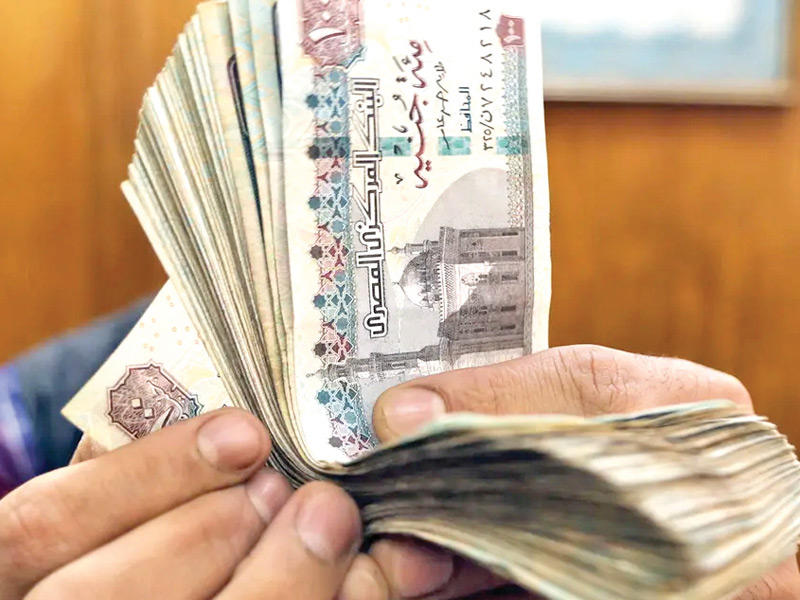  الجنيه المصري يسجل ارتفاعات طفيفة