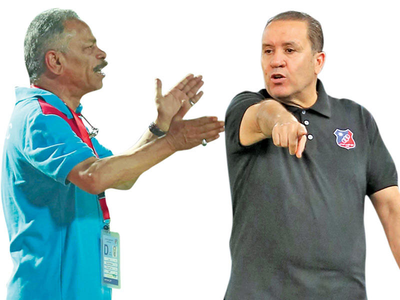  المدرب التونسي نبيل معلول - المدرب محمد عبدالله