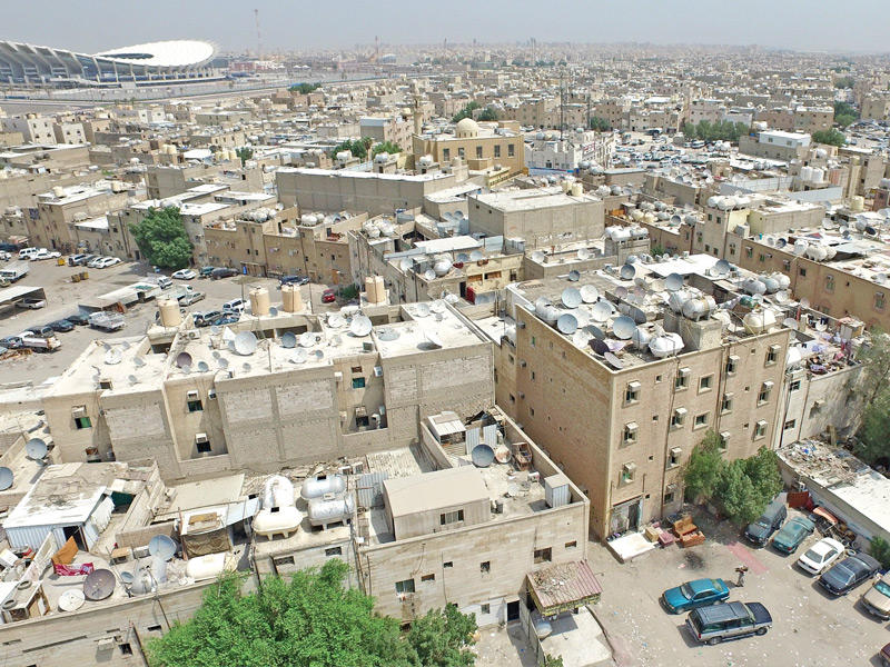 صورة جوية لمنطقة جليب الشيوخ