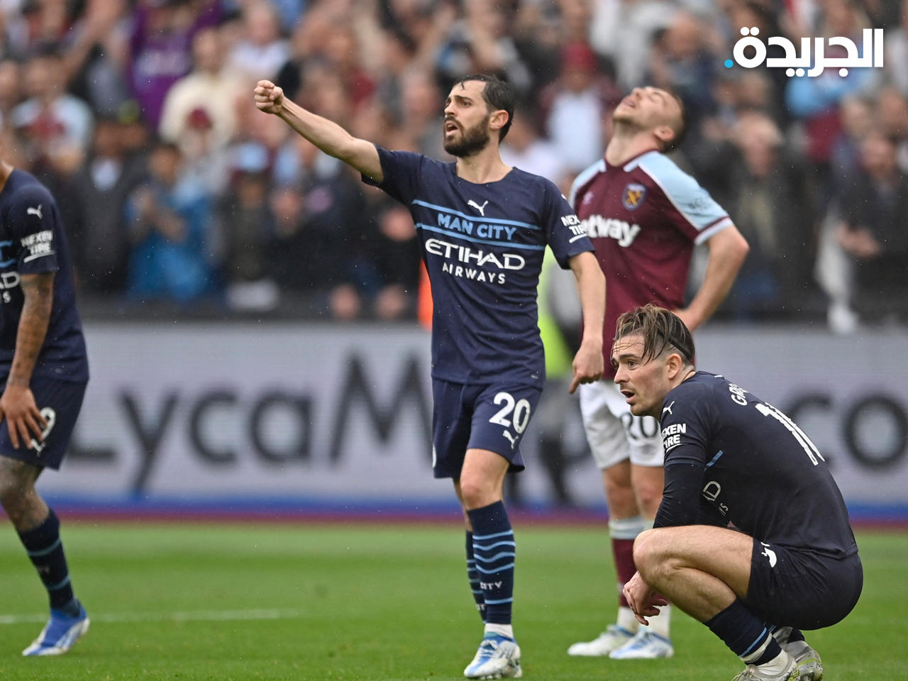 جاك غريليش وبرونو فيرنانديز نجمي فريق مناشستر سيتي