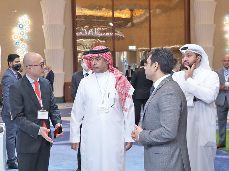 الرئيس التنفيذي لشركة stc  المهندس مزيد بن ناصر الحربي خلال مشاركته في القمة 