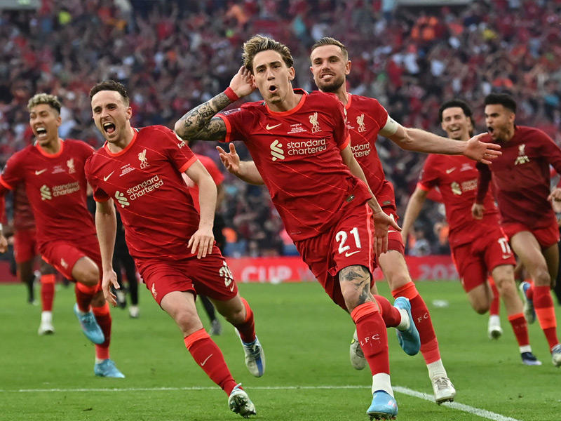 لاعبو ليفربول خلال مباراة سابقة