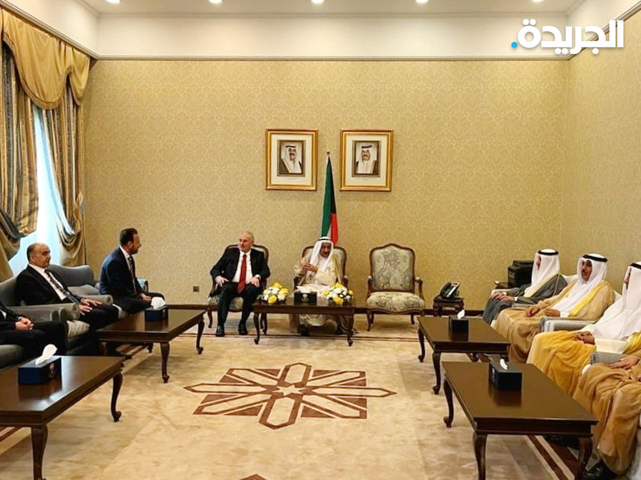 العجيل خلال اجتماعه مع اكارجا