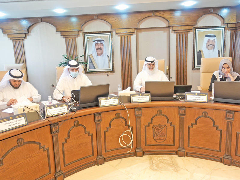 جانب من اجتماع المجلس