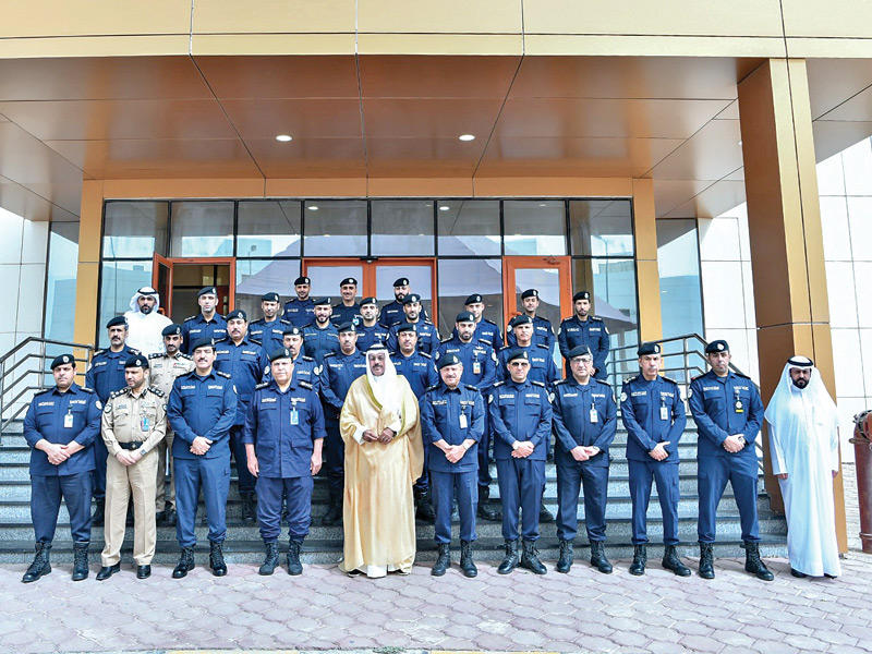 النواف والبرجس والصايغ مع قيادات «المرور»