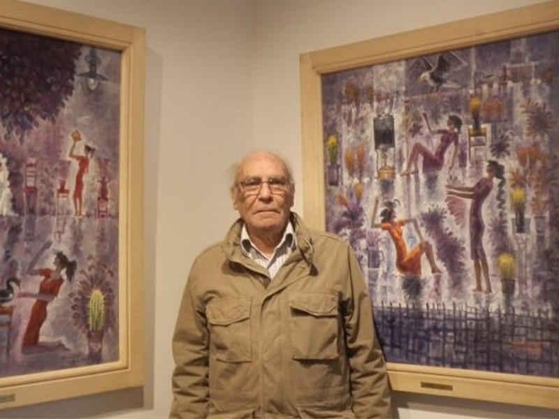 أستاذ التصوير الجداري بكلية الفنون الجميلة أحمد نبيل سليمان