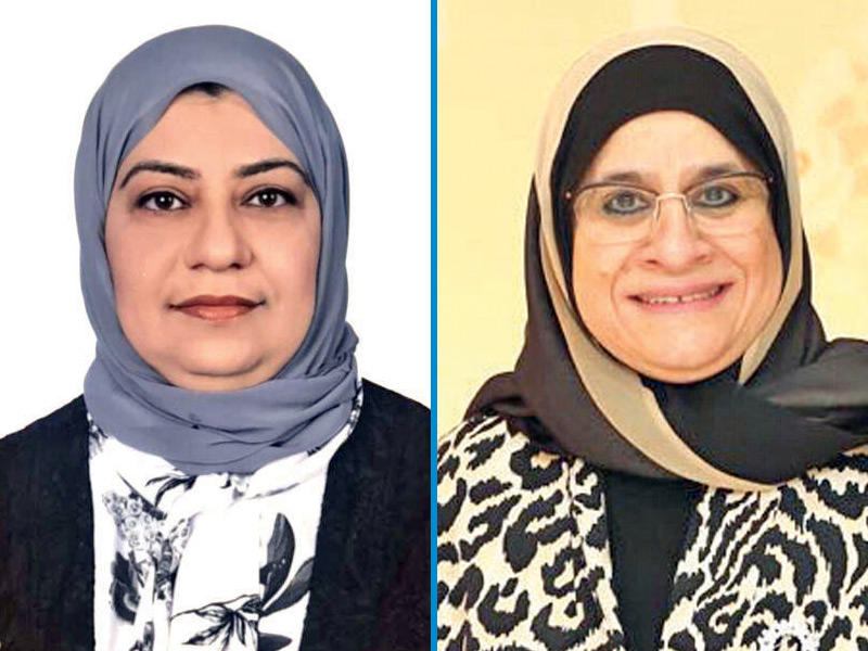 الموجهة العامة لرياض الأطفال نادية المسلم - مديرة روضة الجنان خيرية العبدالله