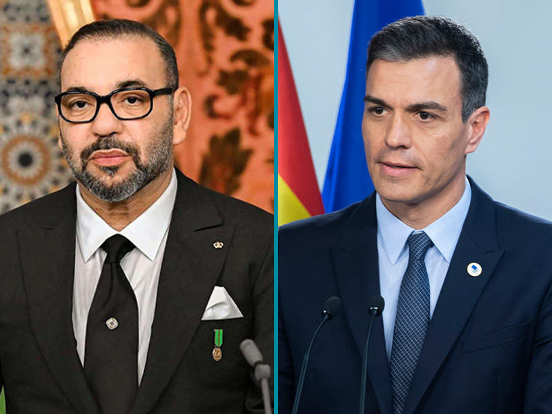 رئيس الوزراء الإسباني بيدرو سانشيز - ملك المغرب محمد السادس