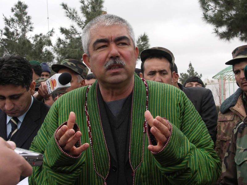  نائب الرئيس الأفغاني السابق عبدالرشيد دوستم