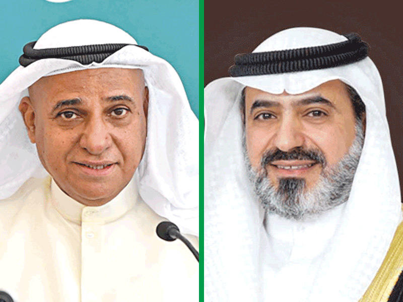  المدير التنفيذي لقطاع الاحتياطي العام بدر العجيل -  المدير التنفيذي لقطاع الأوراق المالية أحمد الطاحوس