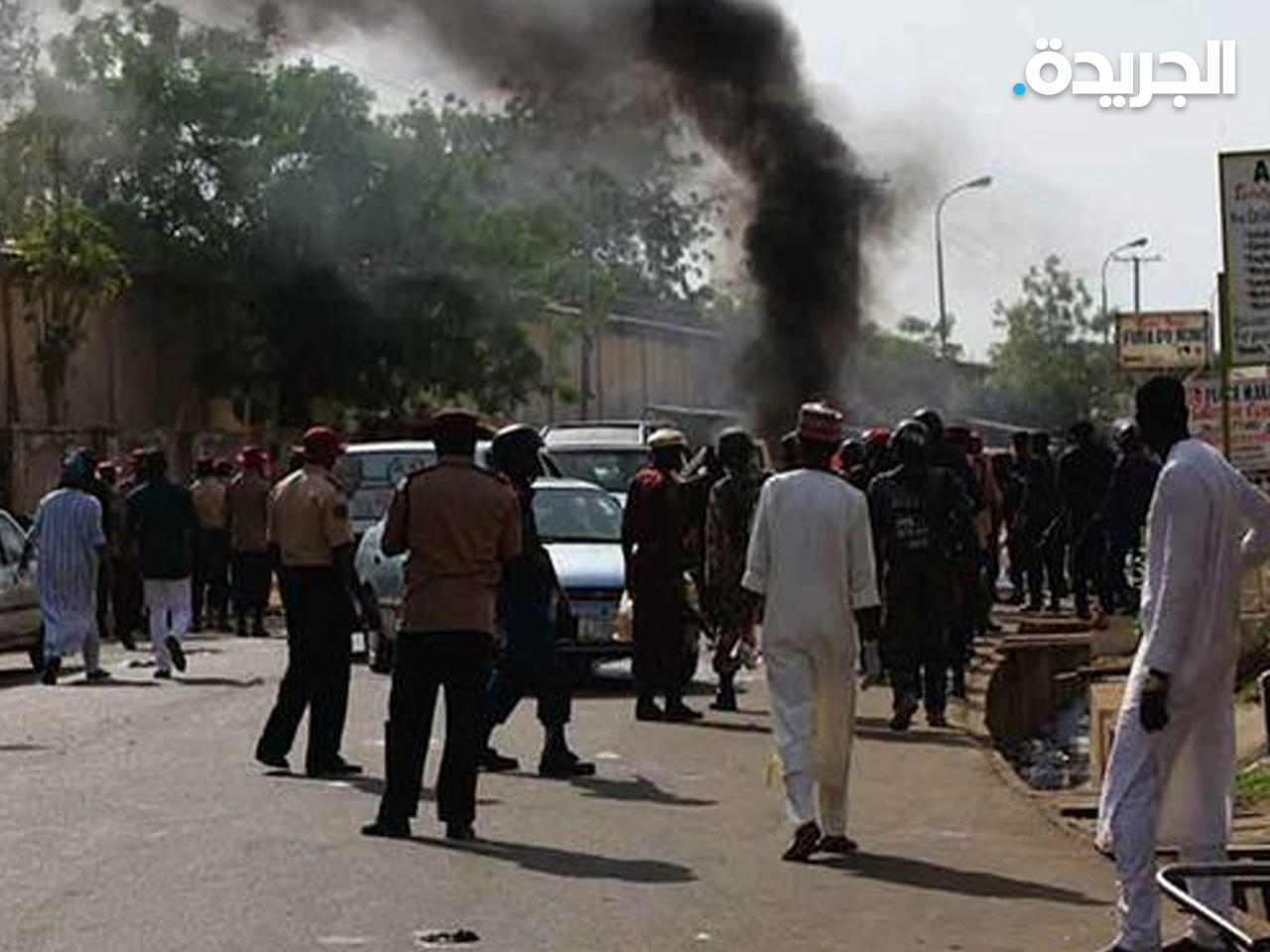 جانب من الاضطرابات في نيجريا