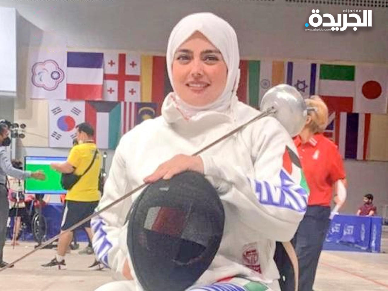 لاعبة منتخبنا الوطني للمبارزة خلود المطيري