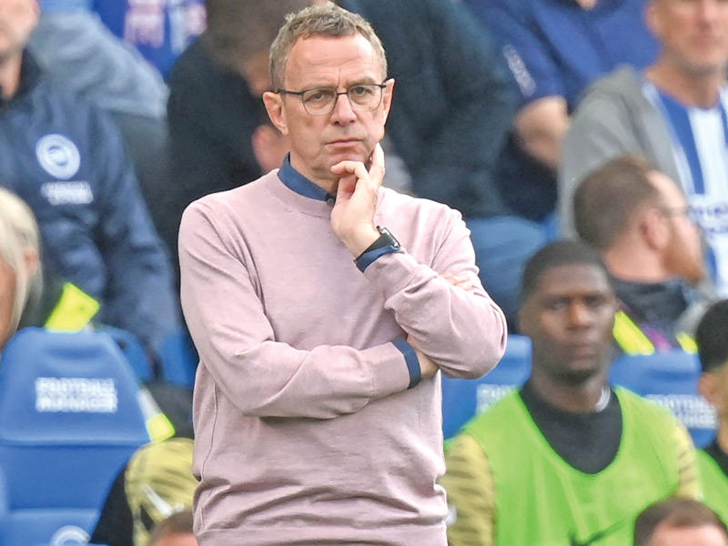 رالف رانجنيك المدرب المؤقت لمانشستر يونايتد 