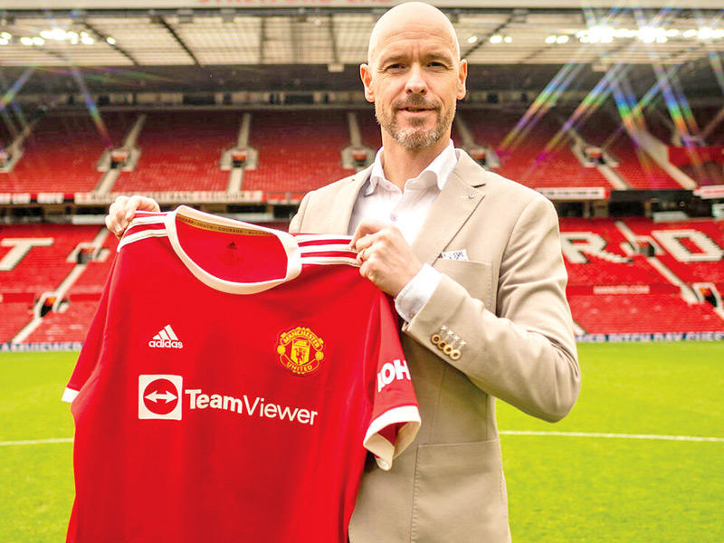 مدرب مانشستر يونايتد الجديد إيريك تن هاغ