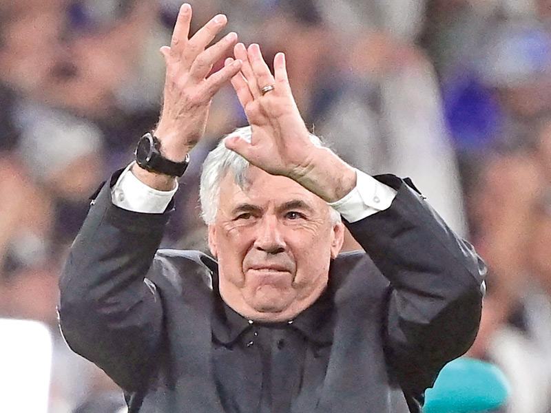 مدرب ريال مدريد  كارلو أنشيلوتي