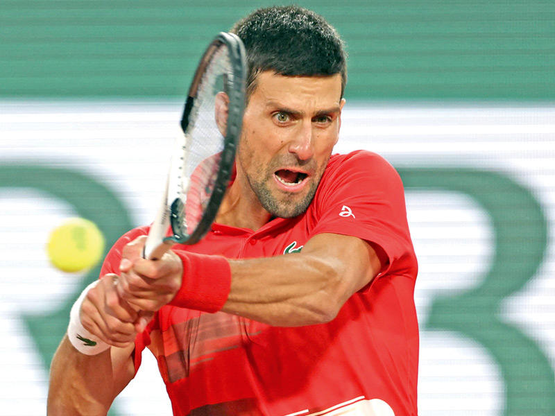 المصنف أول عالميا في كرة المضرب نوفاك ديوكوفيتش 