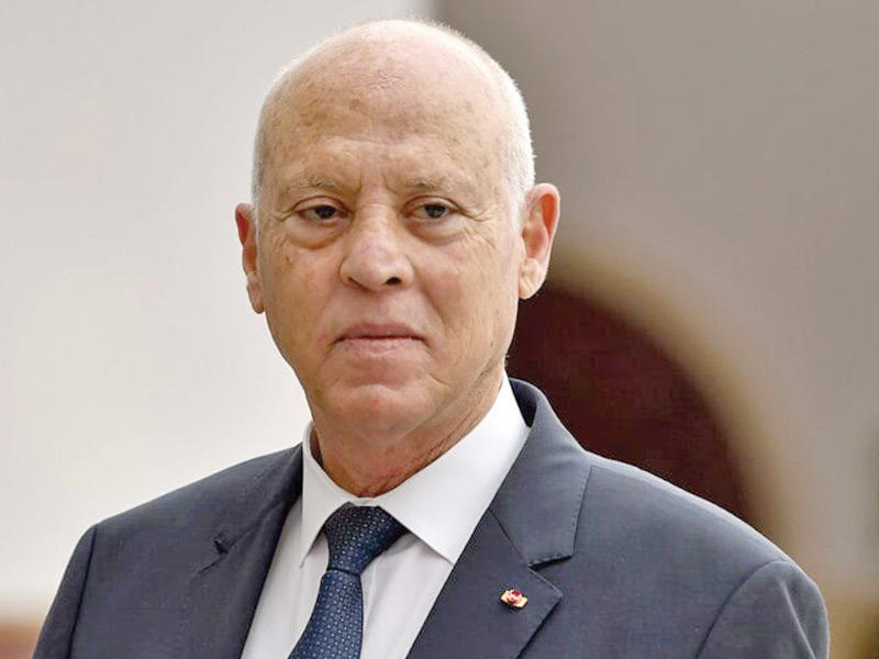الرئيس التونسي قيس سعيد