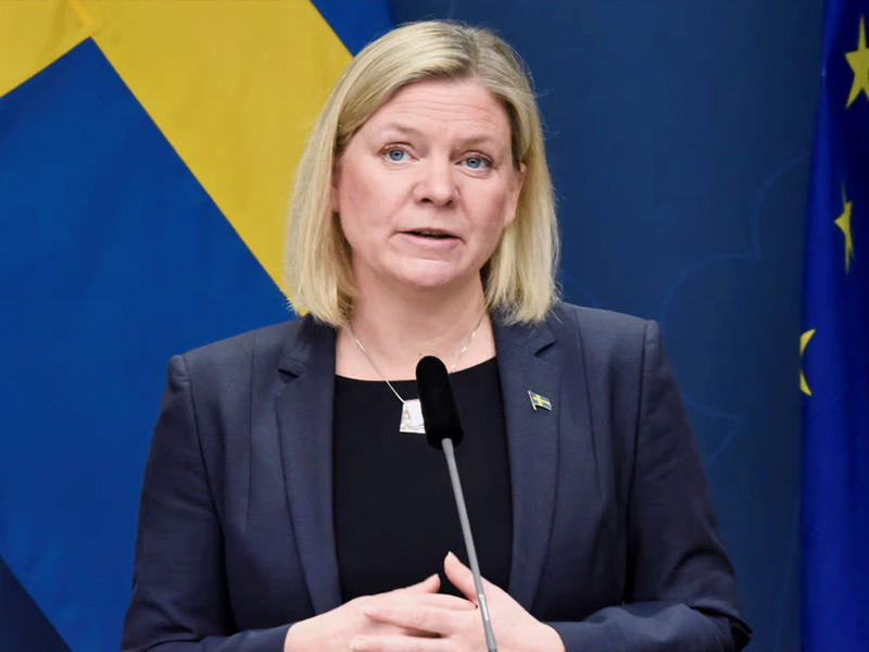 رئيسة الوزراء السويدية ماغدالينا أندرسن 