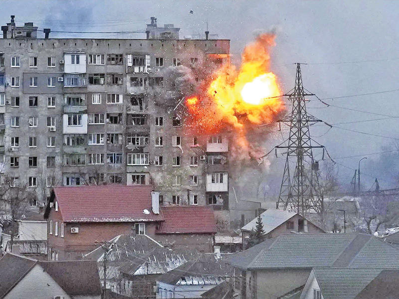 من آثار الغزو الروسي لأوكرانيا