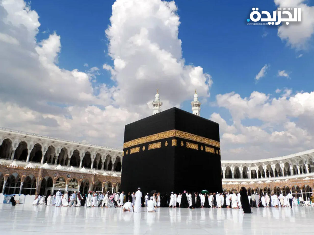 اختفاء ظل الكعبة مع تعامد الشمس عليها اليوم