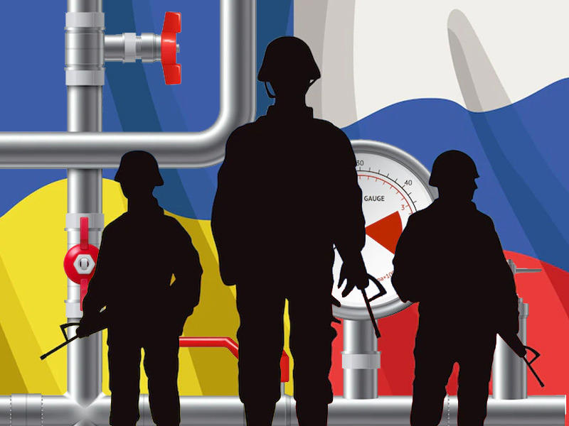 صورة تعبيرية عن الحرب الروسية - الأوكرانية وعواقبها على الغاز