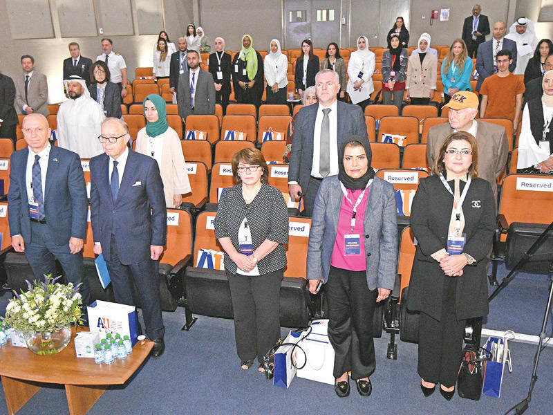 جانب من الحضور في المنتدى