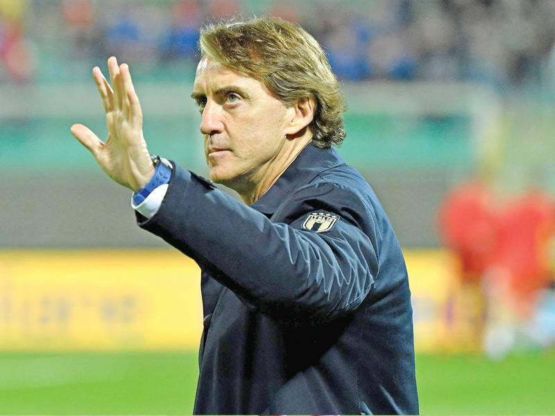 مدرب المنتخب الإيطالي روبرتو مانشيني