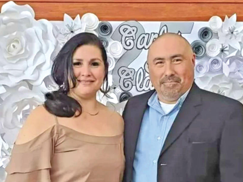  المعلمة إيرما غارسيا وزوجها