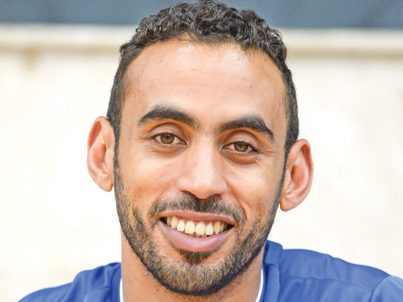  قائد المنتخب الوطني الأول للكرة الطائرة لاعب نادي الكويت عبدالله جاسم