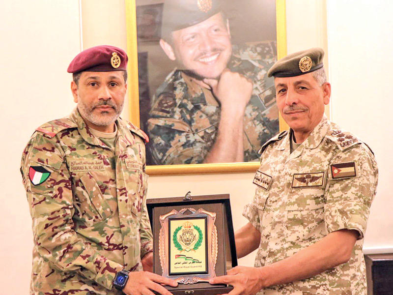 درع أردنية للحرس الأميري الكويتي