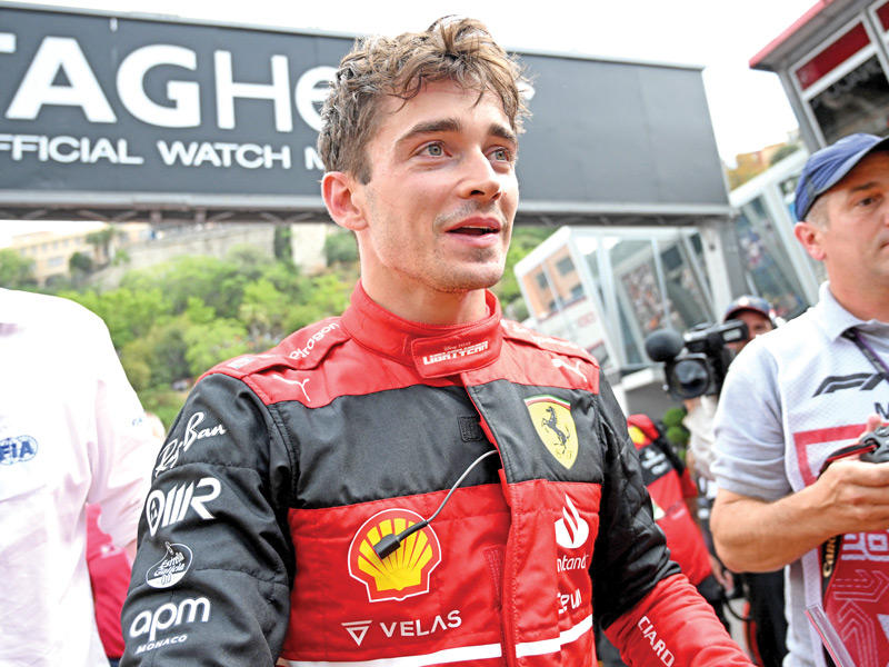 سائق فيراري شارل لوكلير