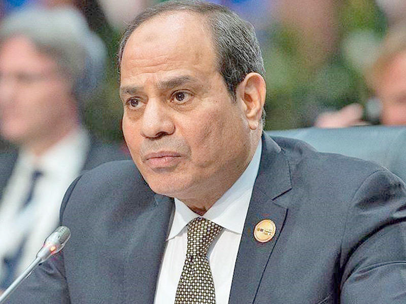  الرئيس المصري عبدالفتاح السيسي