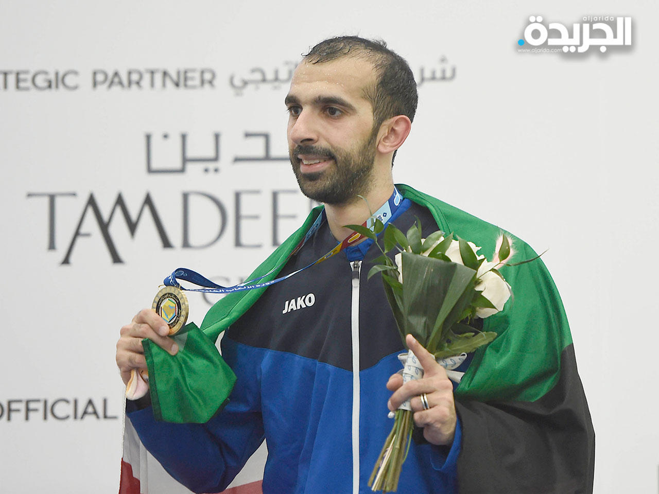 لاعب منتخب الكويت للمبارزة عبدالعزيز الشطي