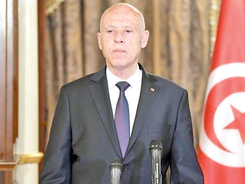 الرئيس التّونسي قيس سعيّد