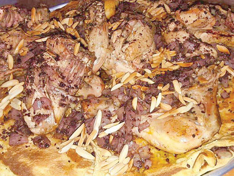 أشهر الأكلات الأردنية (المسخن)