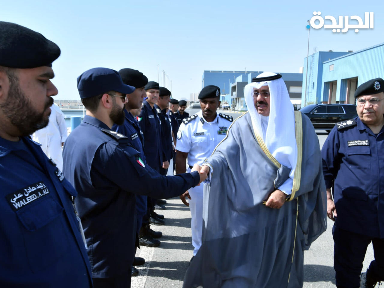 النواف خلال جولته التفقدية