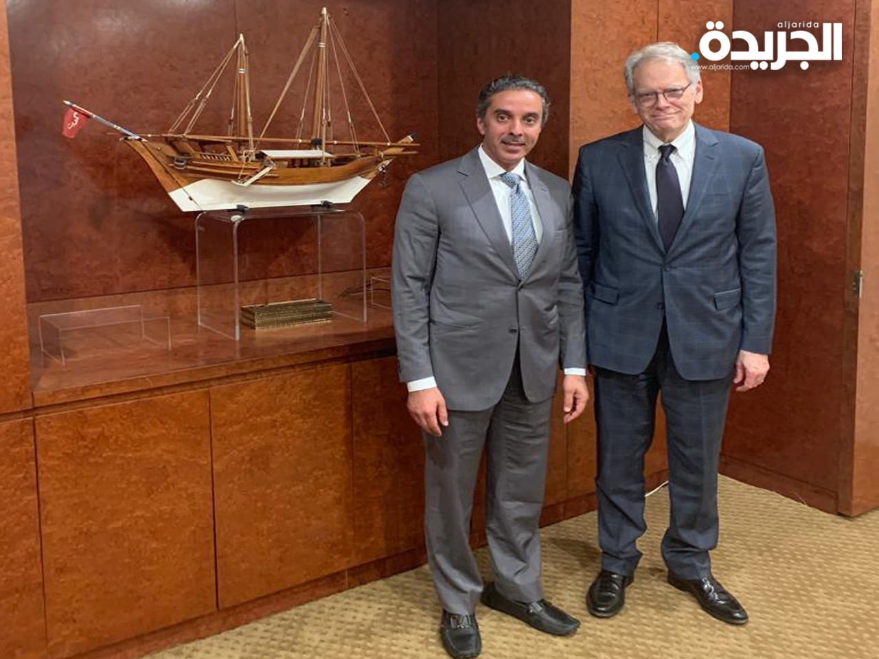 السفير المشعان التقى بأمين المظالم ريتشارد مالانجوم