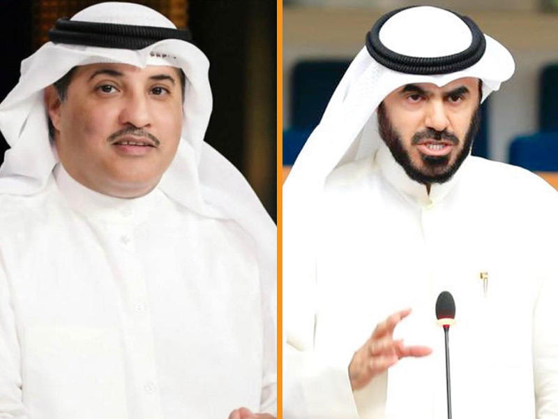  النائب أسامة المناور - وزير العدل وزير الدولة لشؤون تعزيز النزاهة جمال الجلاوي