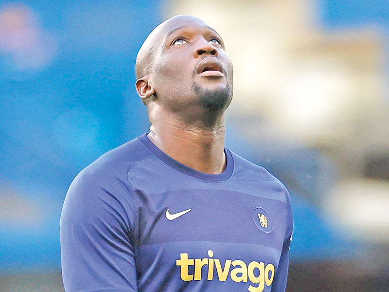 لاعب تشلسي المهاجم البلجيكي روميلو لوكاكو