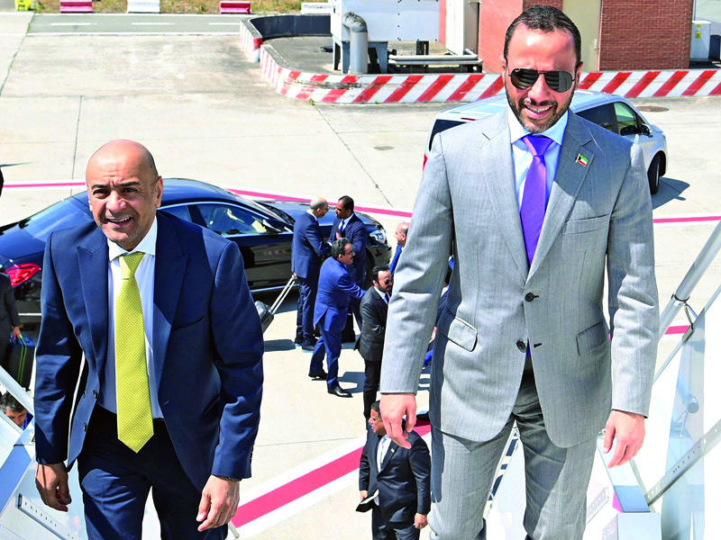  رئيس مجلس الأمة مرزوق الغانم والوفد المرافق له العاصمة البلجيكية بروكسل