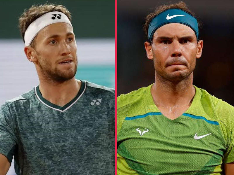 لاعب كرة المضرب رافايل نادال - لاعب كرة المضرب ألكسندر زفيريف