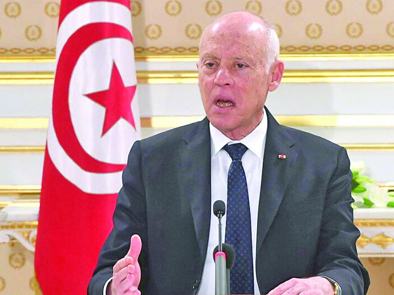 الرئيس التونسي قيس سعيد