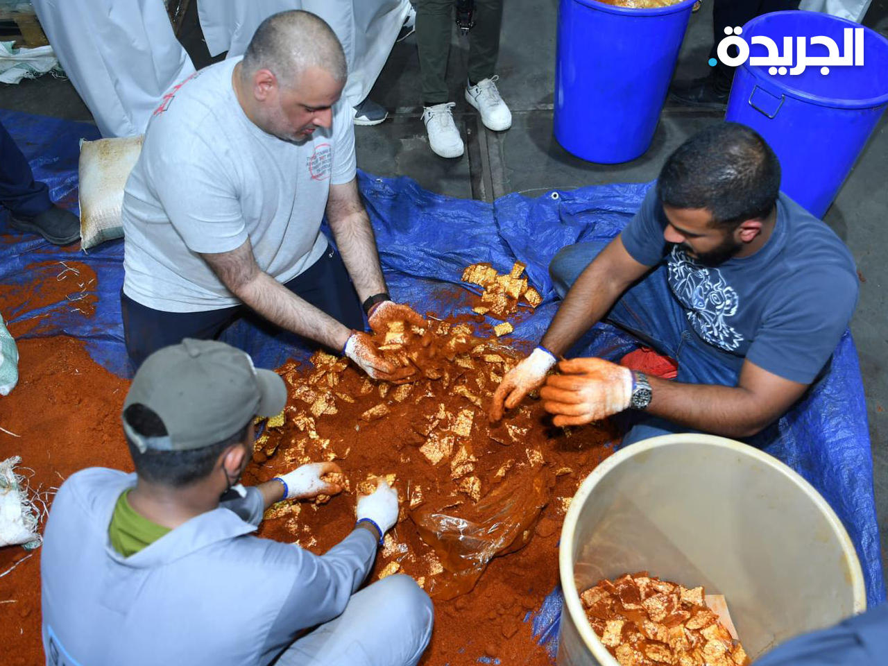 جانب من الكمية المضبوطة