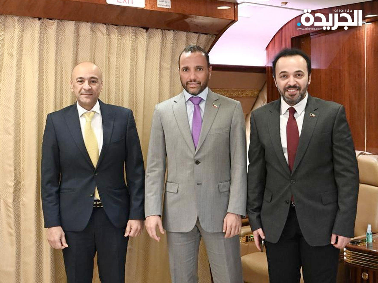 الوزير الراجحي والغانم والسفير البديوي