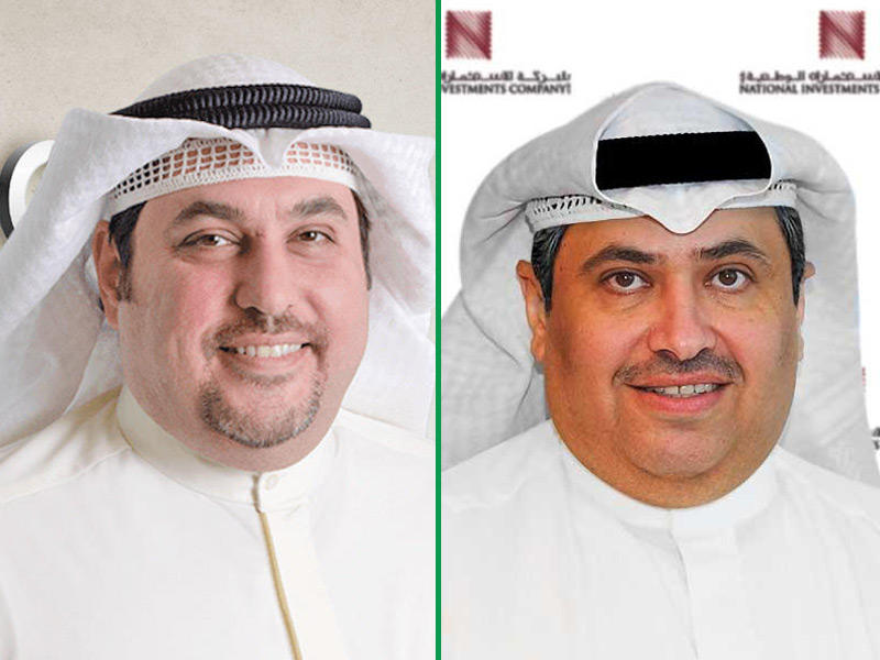 الرئيس التنفيذي لشـركة الاستثمارات الوطنية فهد المخيزيم  - الرئيس التنفيذي لـ كامكو إنفست فيصل منصور صرخوه