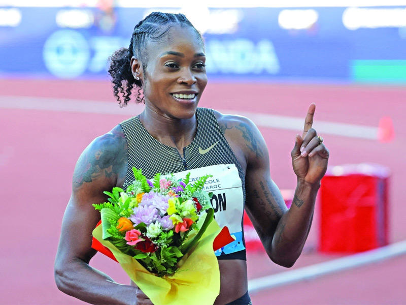 العداءة الجامايكية إيلين طومسون