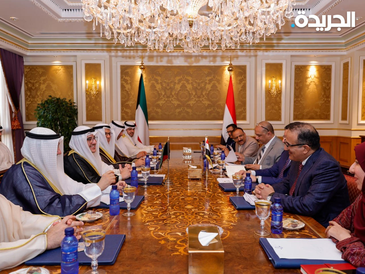 جانب من جلسة المباحثات الثنائية