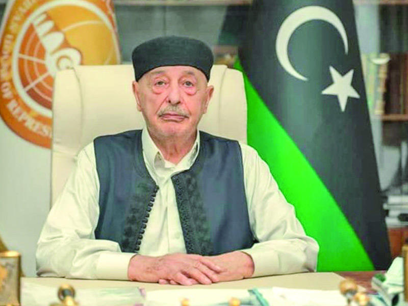 رئيس البرلمان الليبي عقيلة صالح