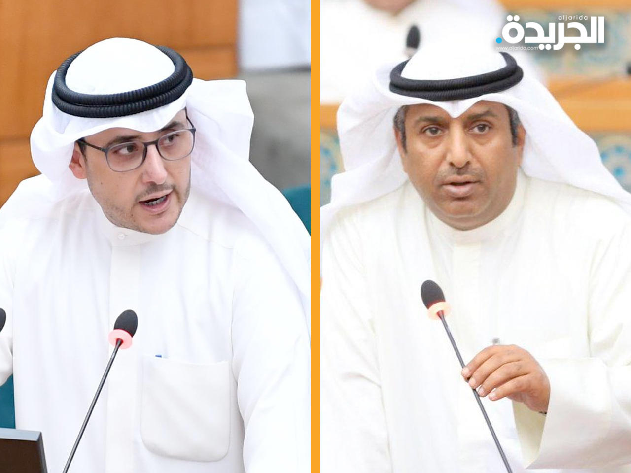 النائب د. بدر الملا - وزير الخارجية الشيخ د. أحمد الناصر